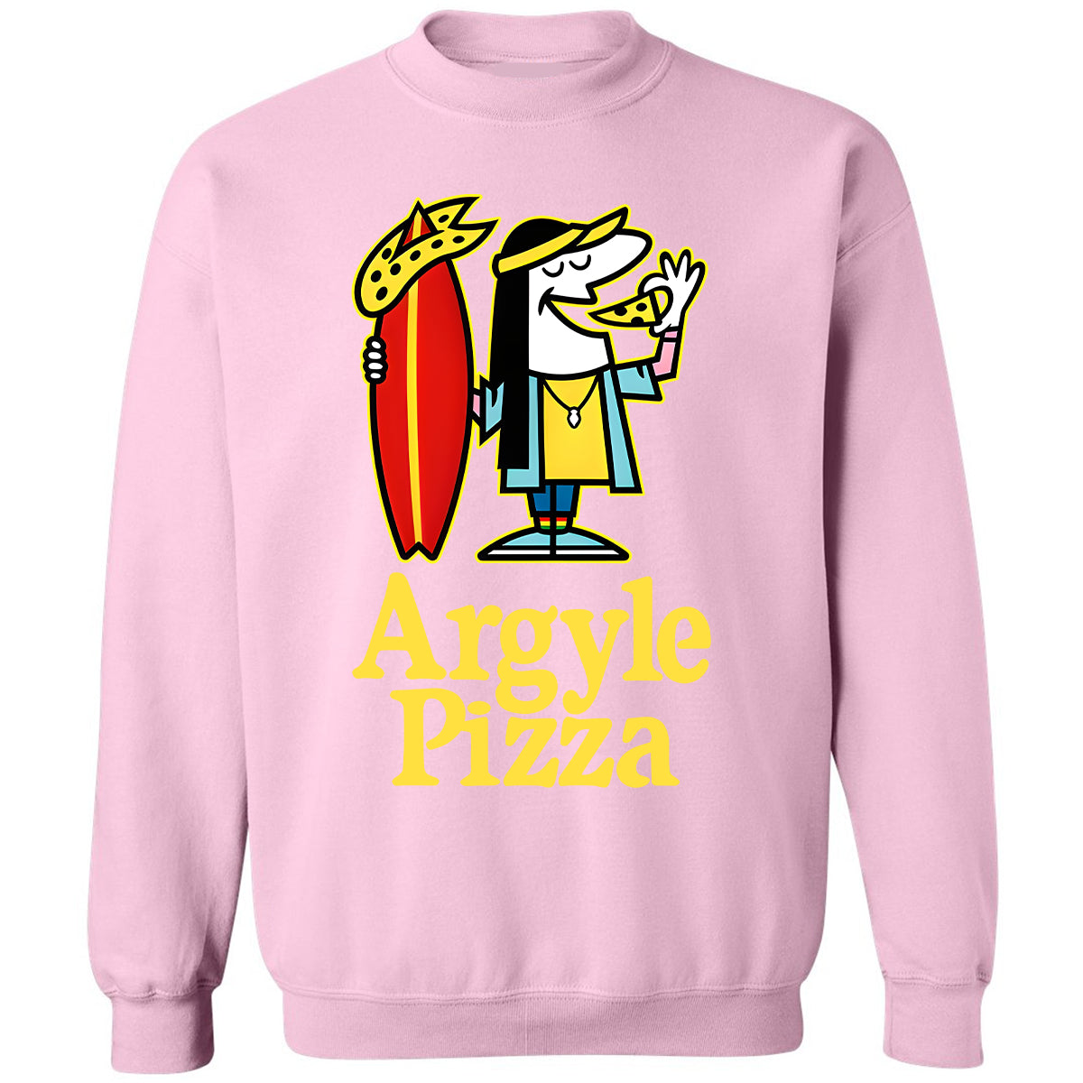 Classic Unisex Sweatshirt - RBJ4NVJA - Light Pink - 3