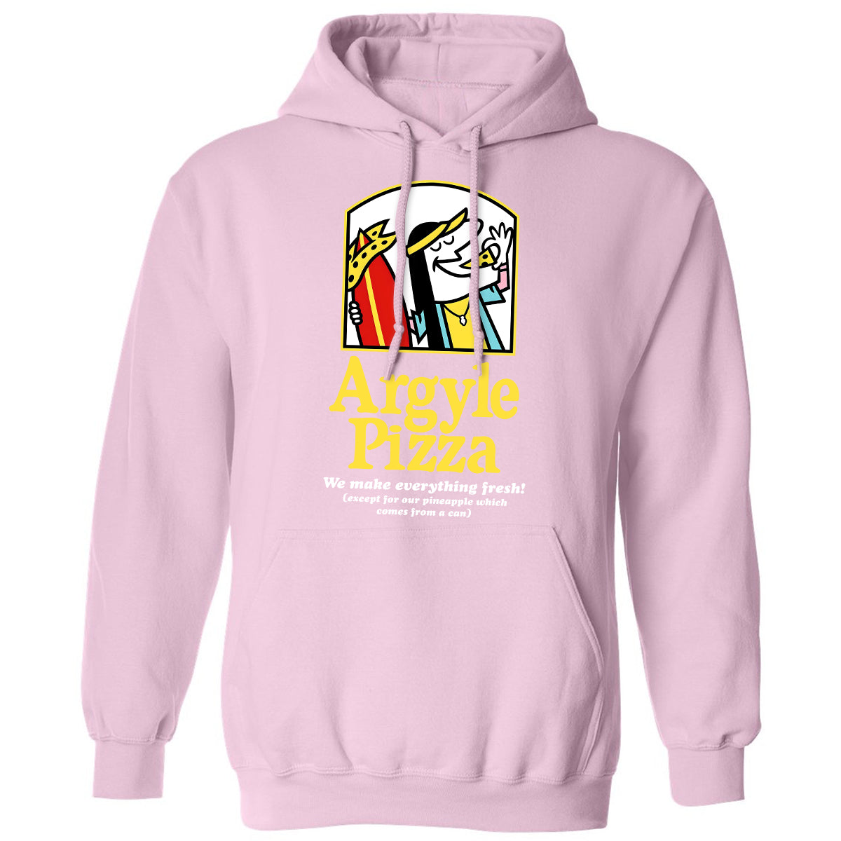 Classic Unisex Hoodie - KA5WMGUB - Light Pink - 3