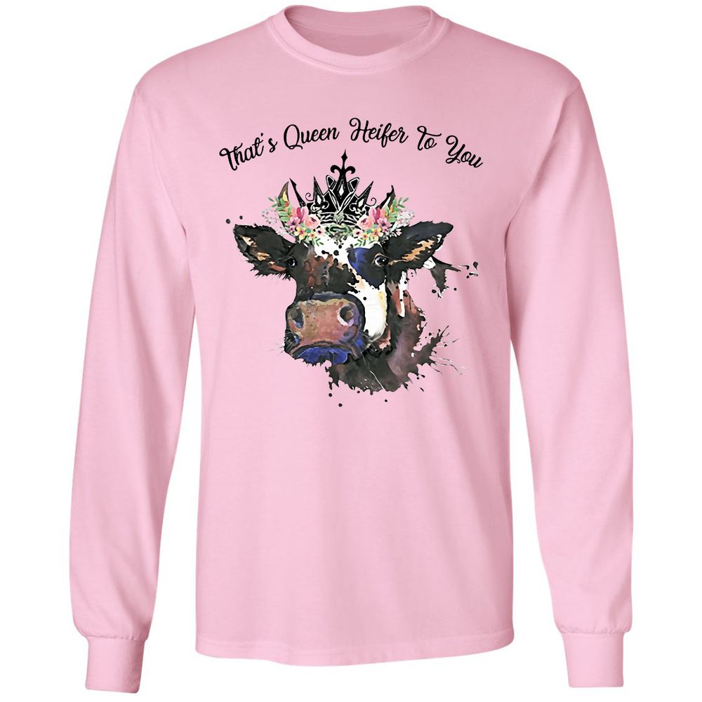 Long Sleeve T-Shirt - HUT9X2HF - Light Pink - 3