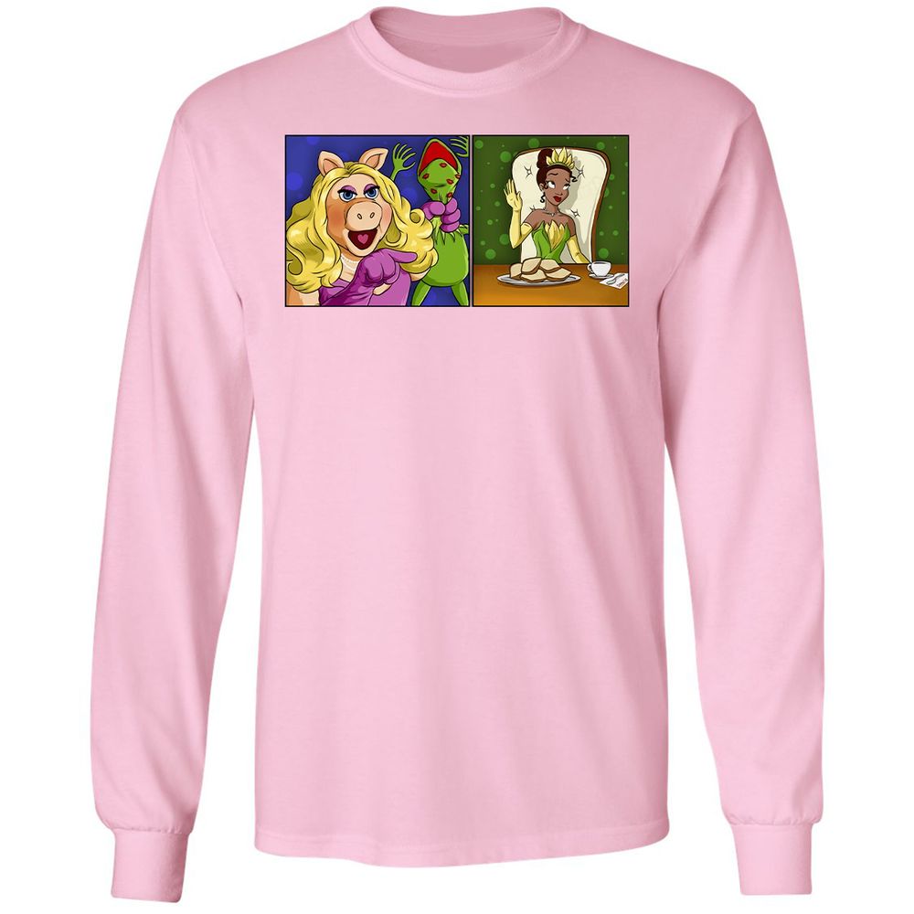 Long Sleeve T-Shirt - 3JU3ZV7D - Light Pink - 3