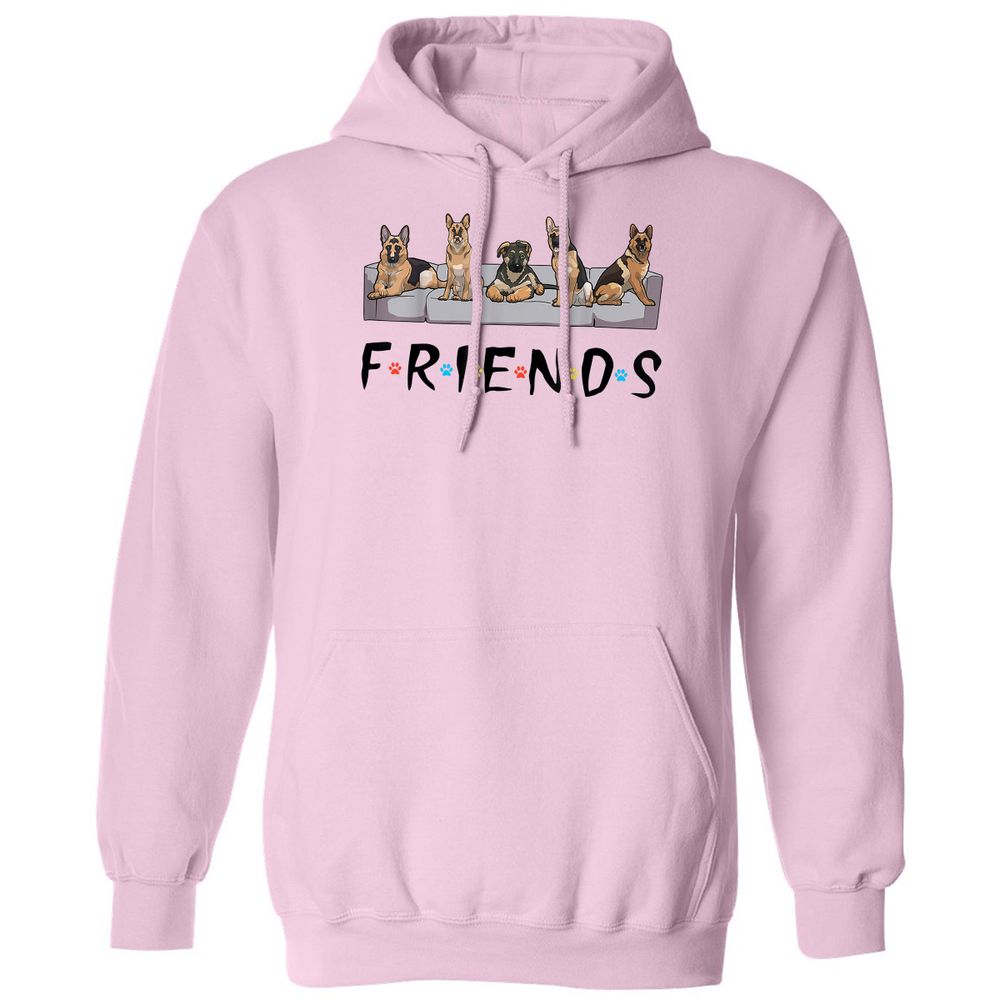 Classic Unisex Hoodie - XN9LGMJ7 - Light Pink - 3