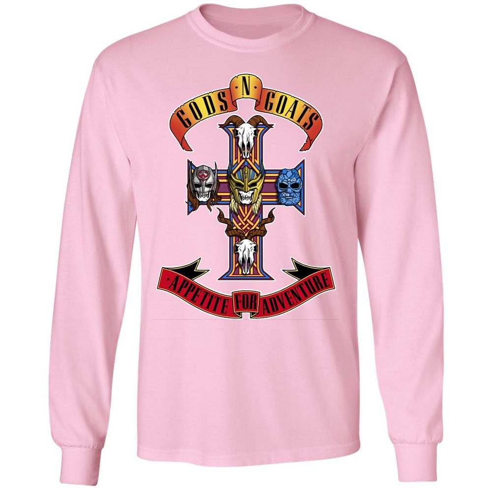 Long Sleeve T-Shirt - W9MHG2N1 - Light Pink - 3