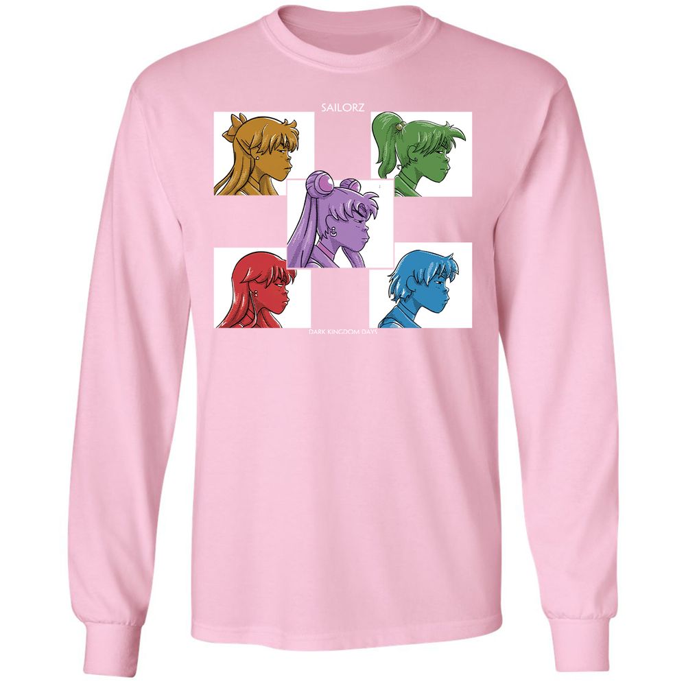 Long Sleeve T-Shirt - VXZZD6P4 - Light Pink - 3