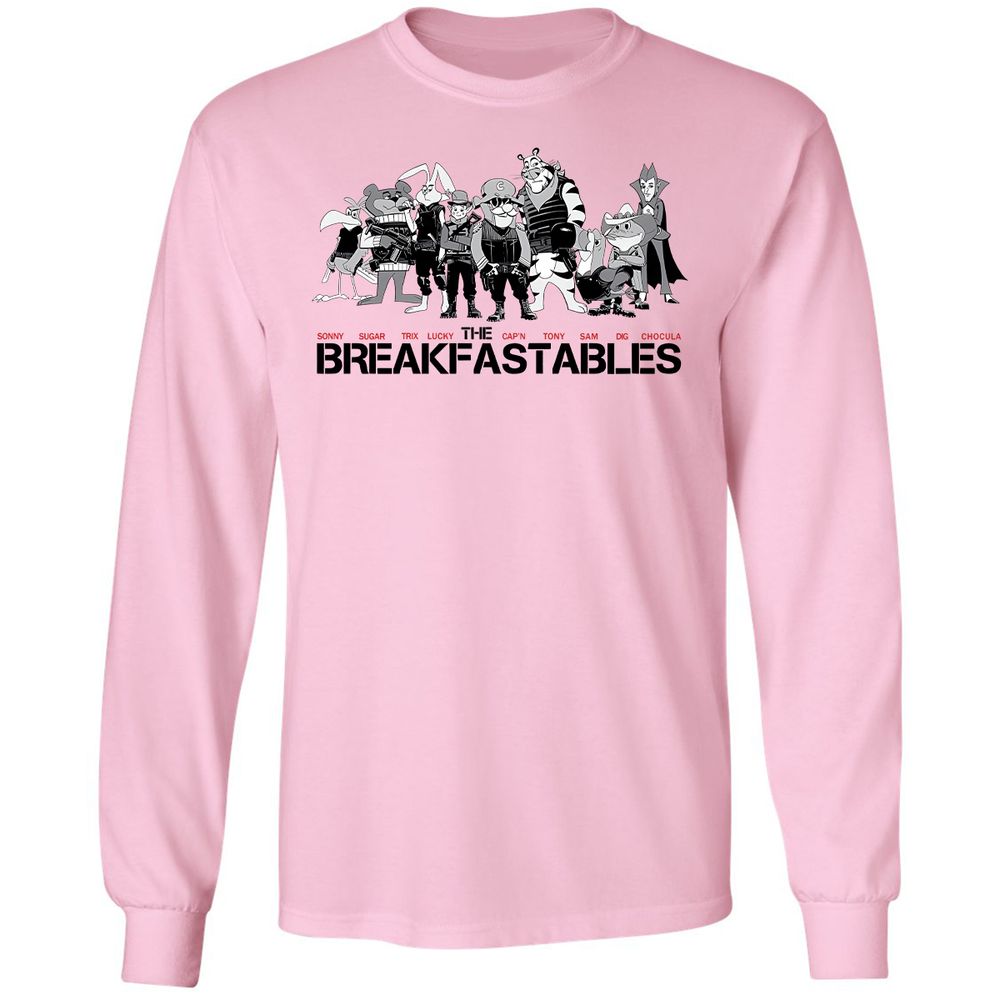 Long Sleeve T-Shirt - KU9XSV28 - Light Pink - 3