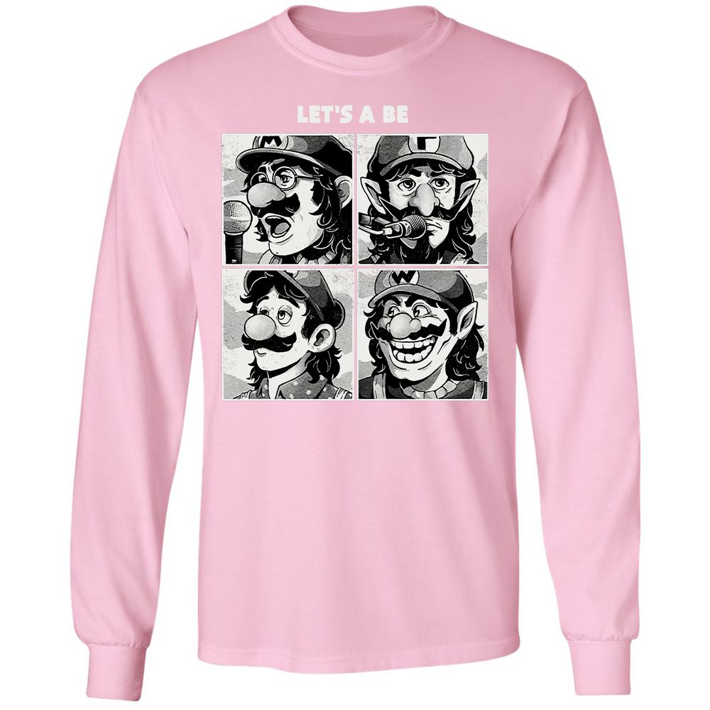 Long Sleeve T-Shirt - 6FPQF9XJ - Light Pink - 3