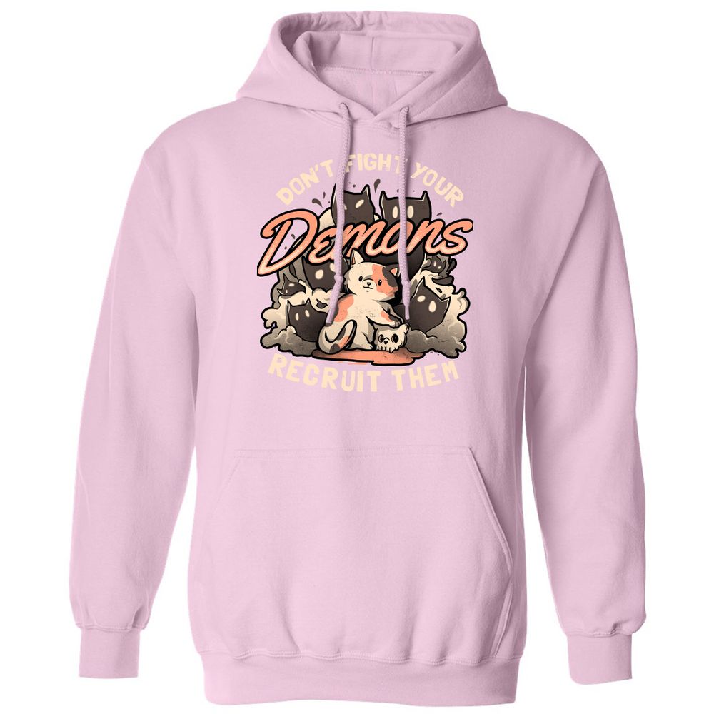 Classic Unisex Hoodie - TZMPX299 - Light Pink - 3