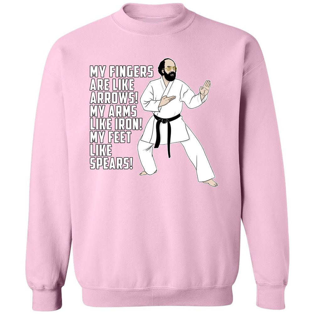Classic Unisex Sweatshirt - C5XVP9KJ - Light Pink - 3