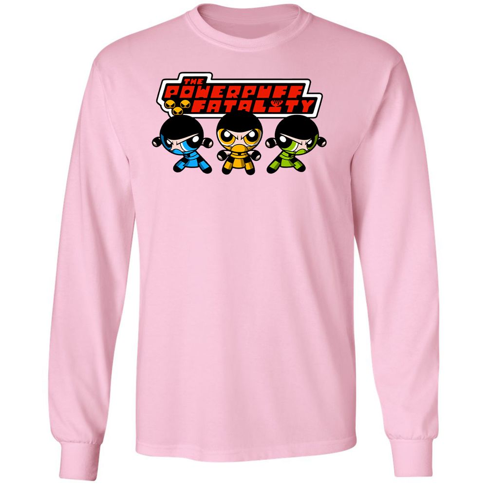 Long Sleeve T-Shirt - QPYDRZFX - Light Pink - 3