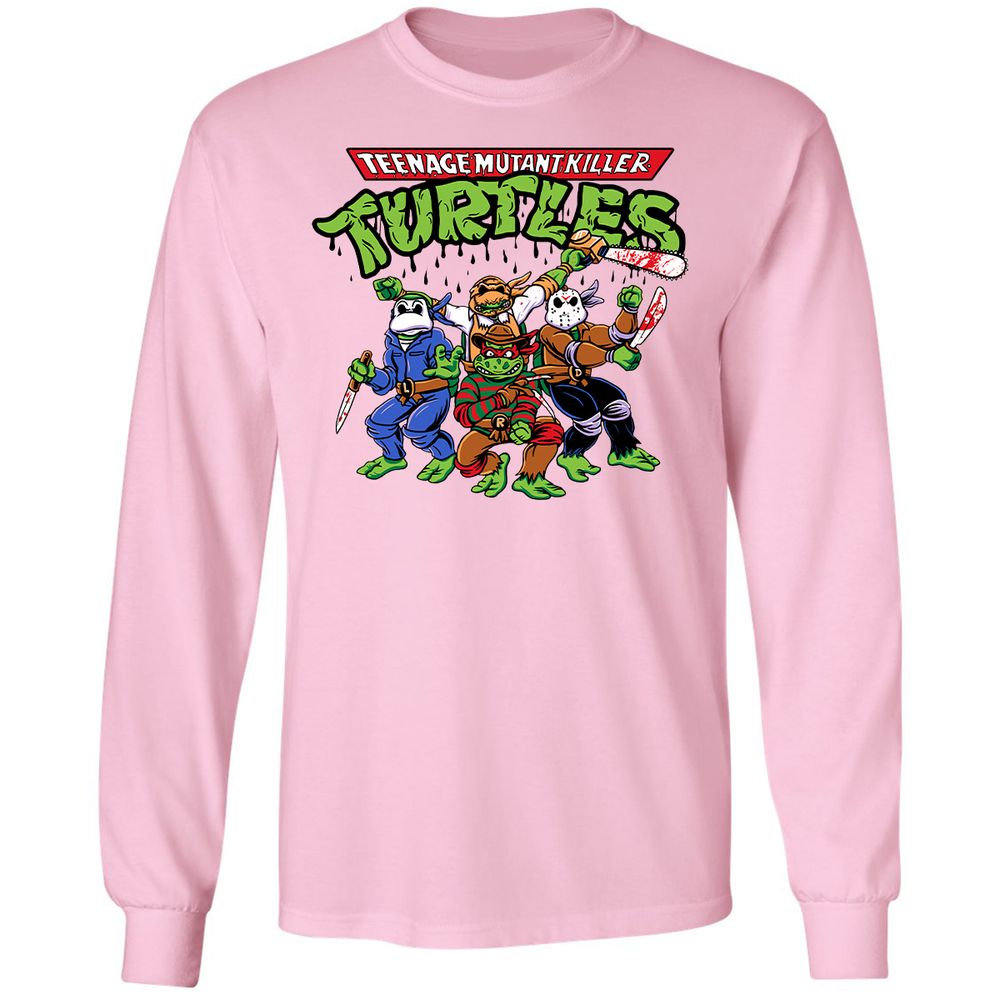 Long Sleeve T-Shirt - Y2Q8ZE8C - Light Pink - 3