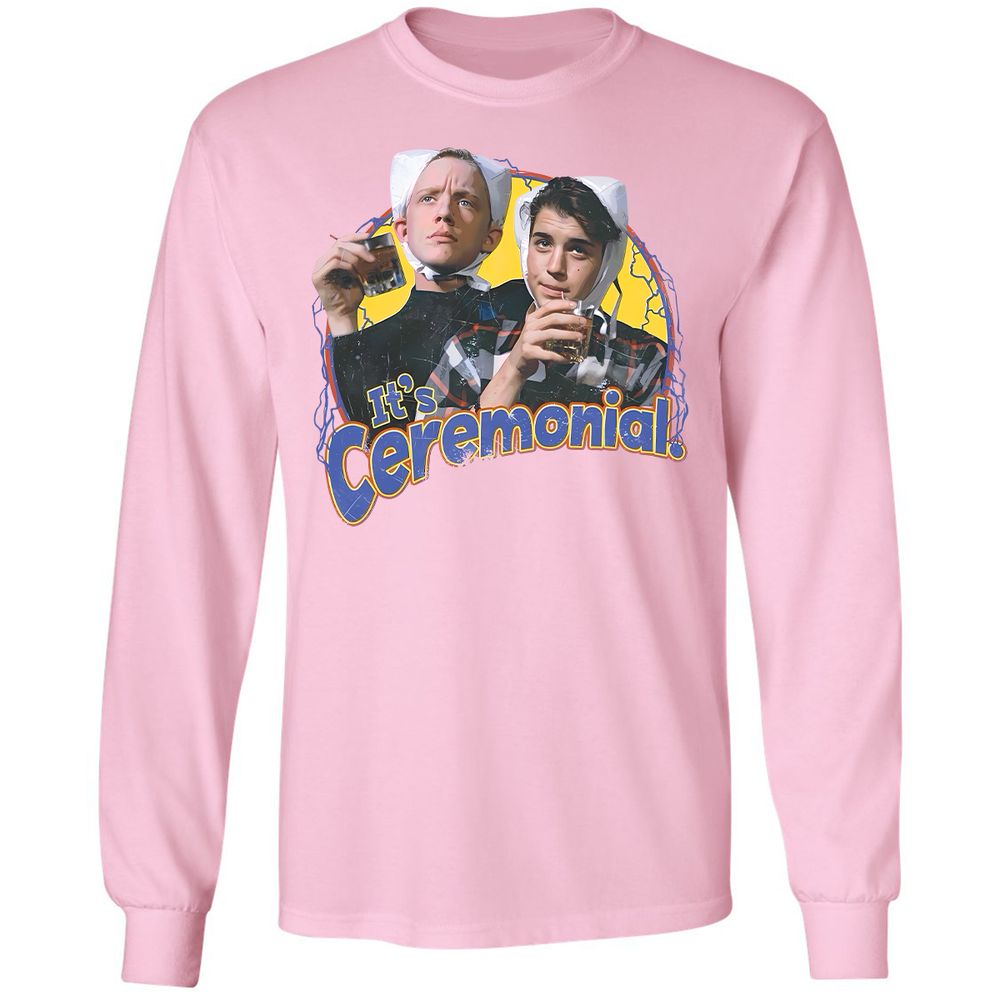 Long Sleeve T-Shirt - BBP7ZDFD - Light Pink - 3