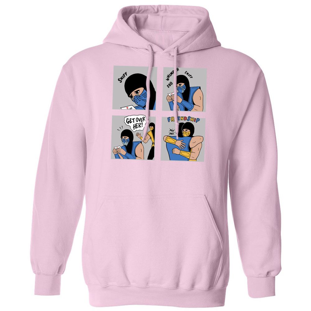 Classic Unisex Hoodie - LPBCG22E - Light Pink - 3