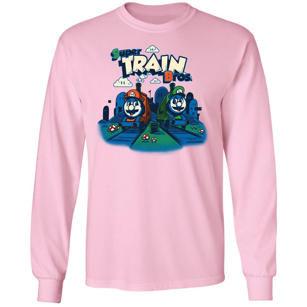 Long Sleeve T-Shirt - KDYV6632 - Light Pink - 3