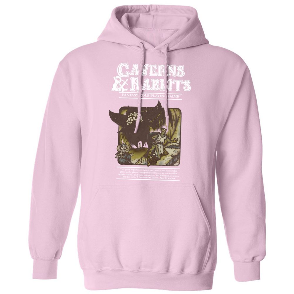 Classic Unisex Hoodie - Y6AMXYYV - Light Pink - 3