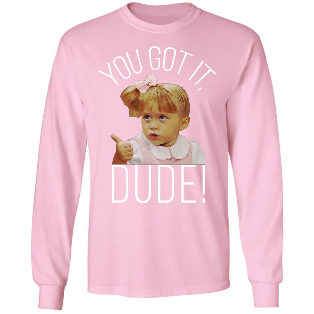 Long Sleeve T-Shirt - SGBY6AL7 - Light Pink - 3