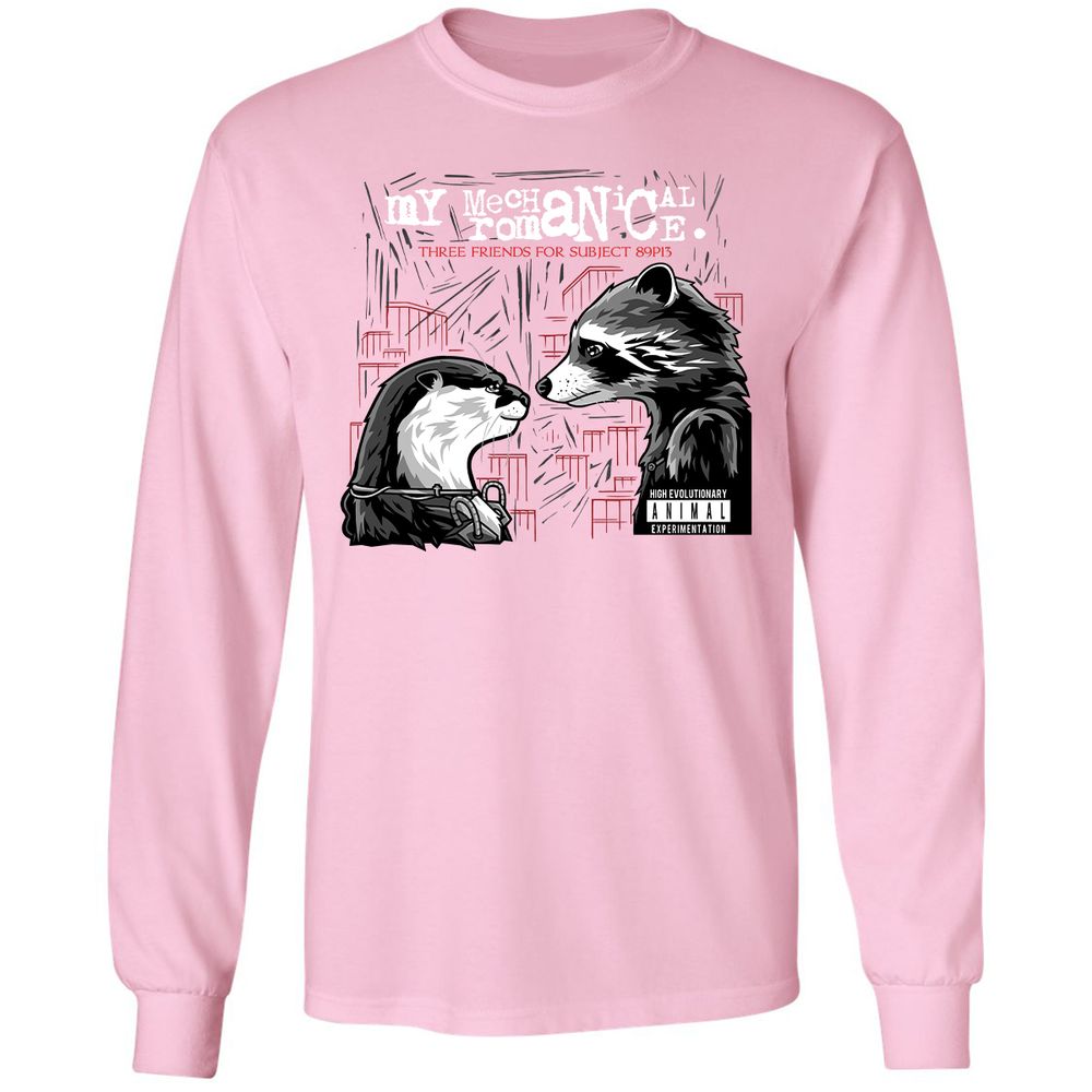Long Sleeve T-Shirt - 5VX2FQ2U - Light Pink - 3