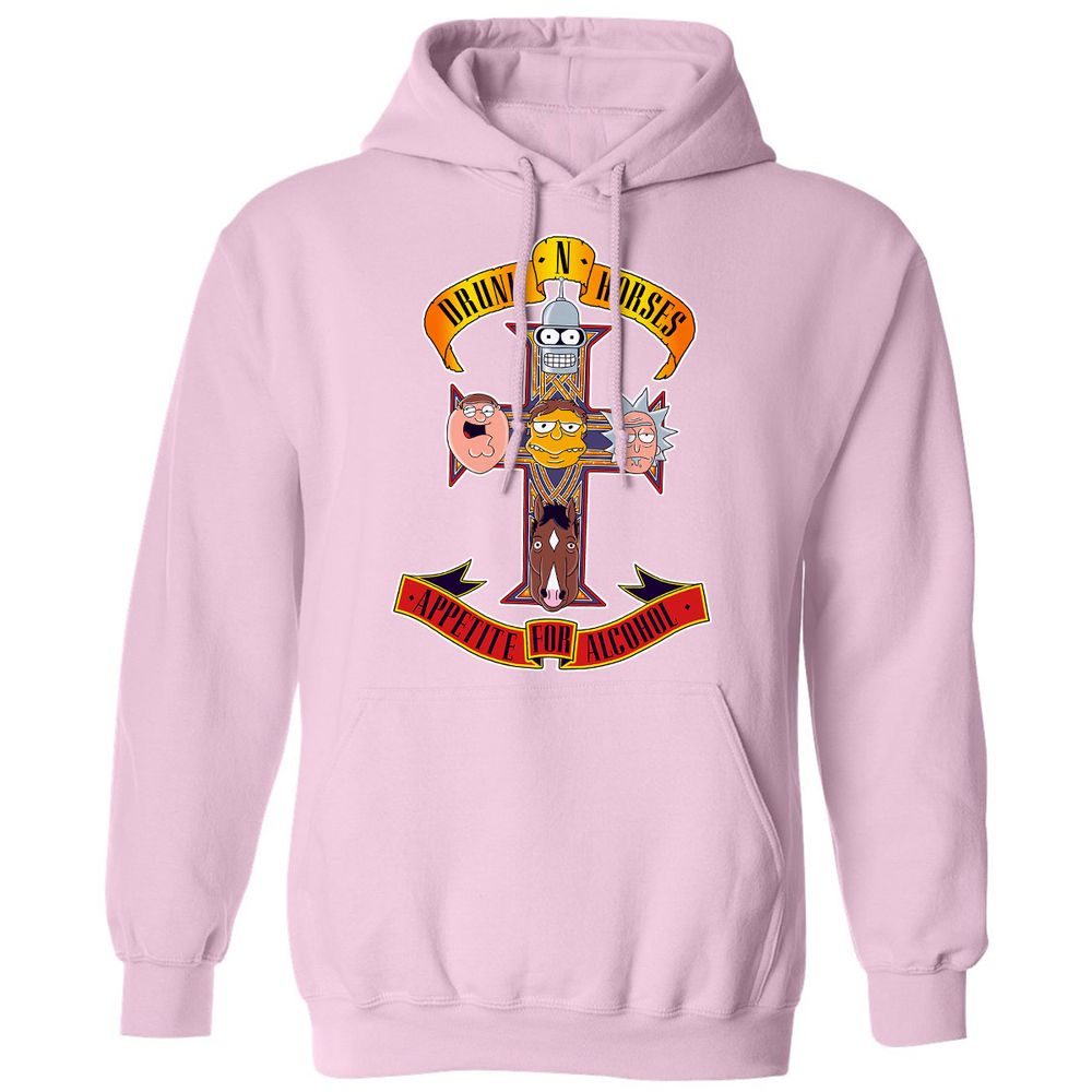 Classic Unisex Hoodie - RAQHTNYR - Light Pink - 3