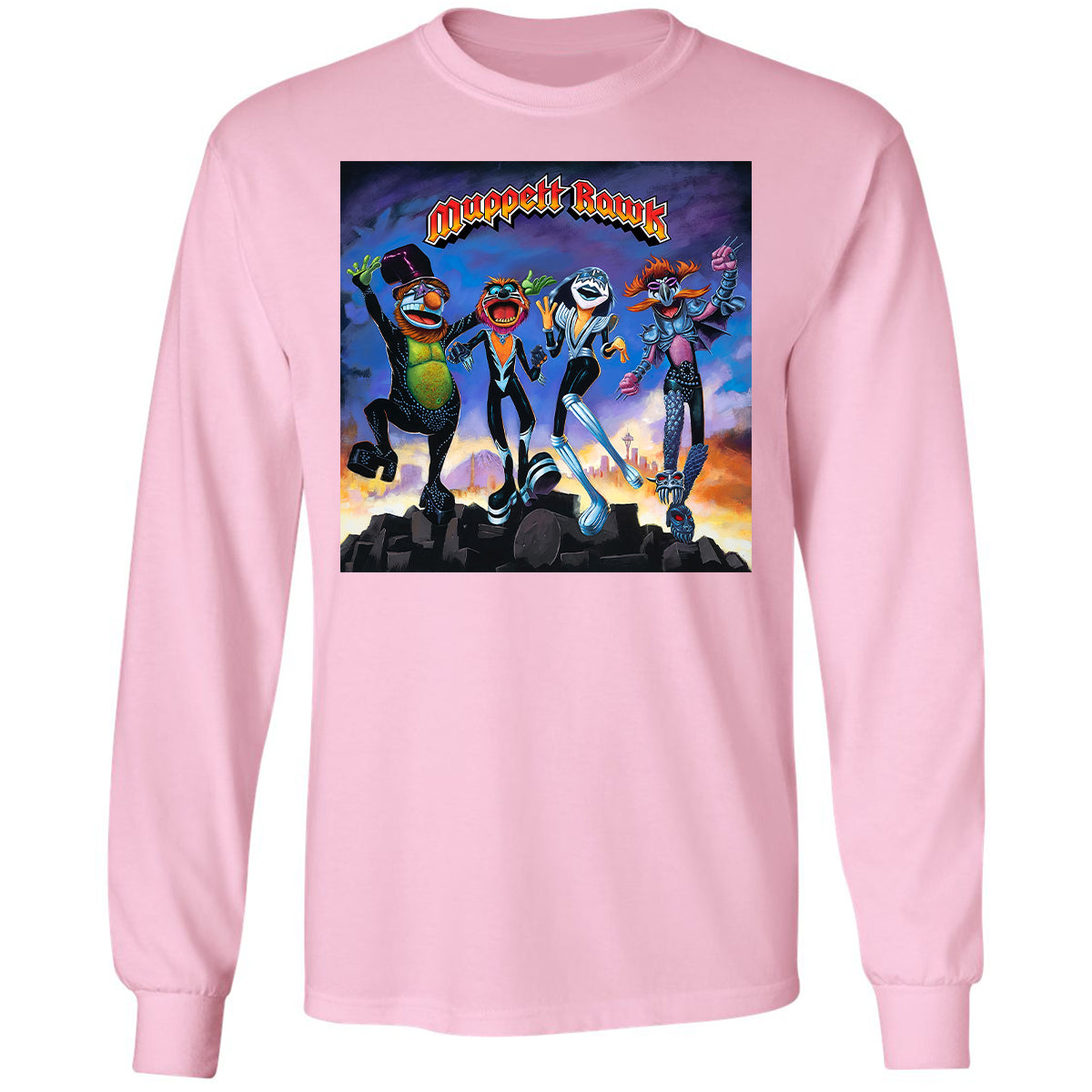 Long Sleeve T-Shirt - QKVUGCVQ - Light Pink - 3