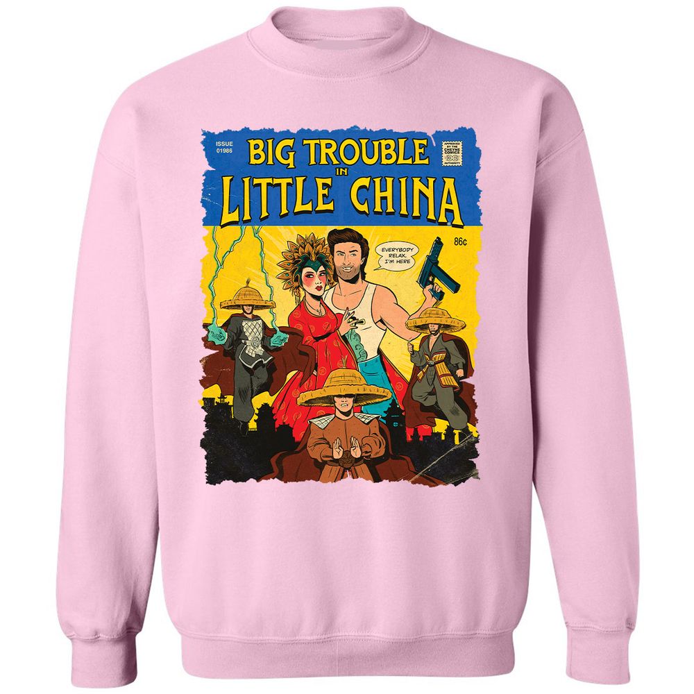 Classic Unisex Sweatshirt - M8CRAFJJ - Light Pink - 3