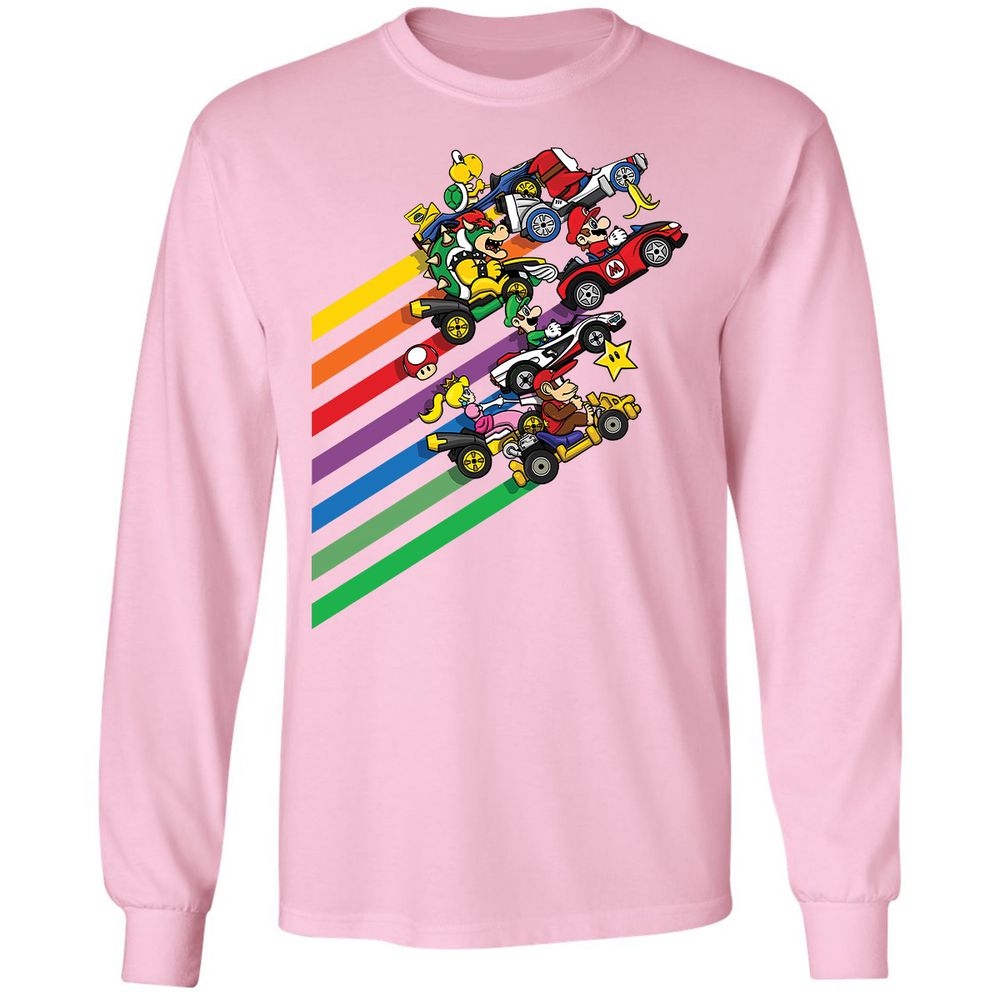 Long Sleeve T-Shirt - TZTUF855 - Light Pink - 3