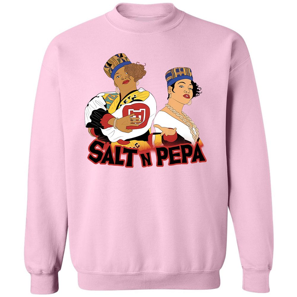 Classic Unisex Sweatshirt - White - Light Pink - 3