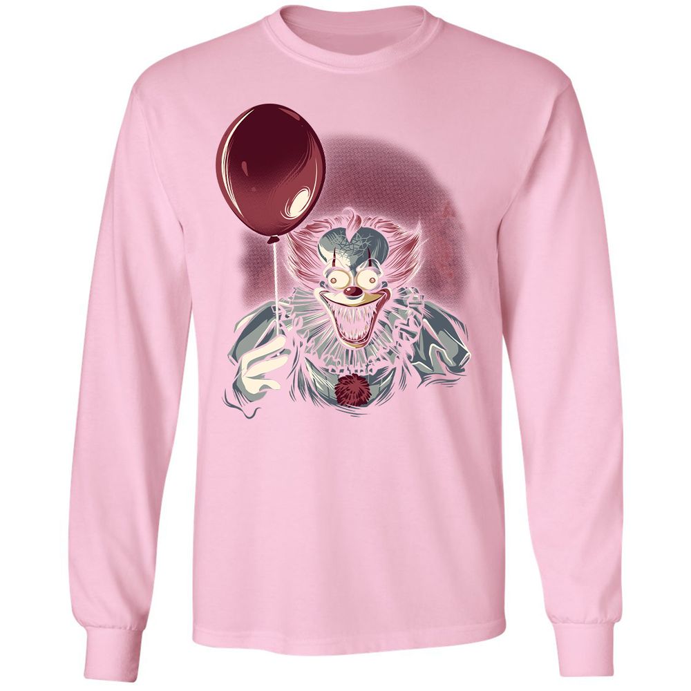 Long Sleeve T-Shirt - YLFMV9U3 - Light Pink - 3