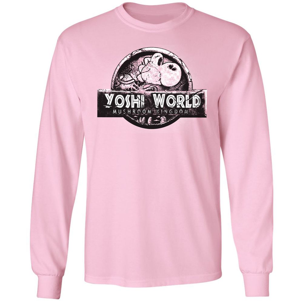 Long Sleeve T-Shirt - B5WC69ZY - Light Pink - 3