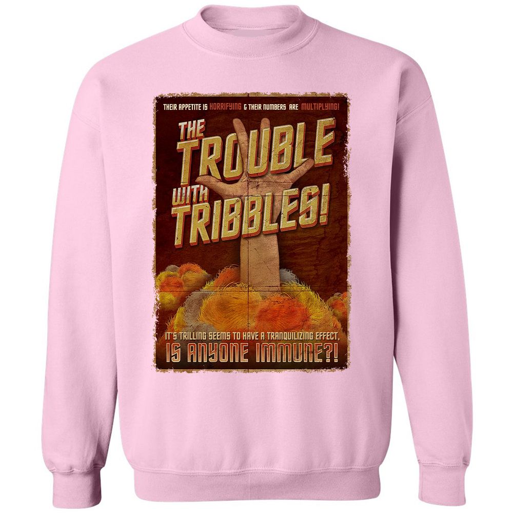 Classic Unisex Sweatshirt - P3V8JDHK - Light Pink - 3