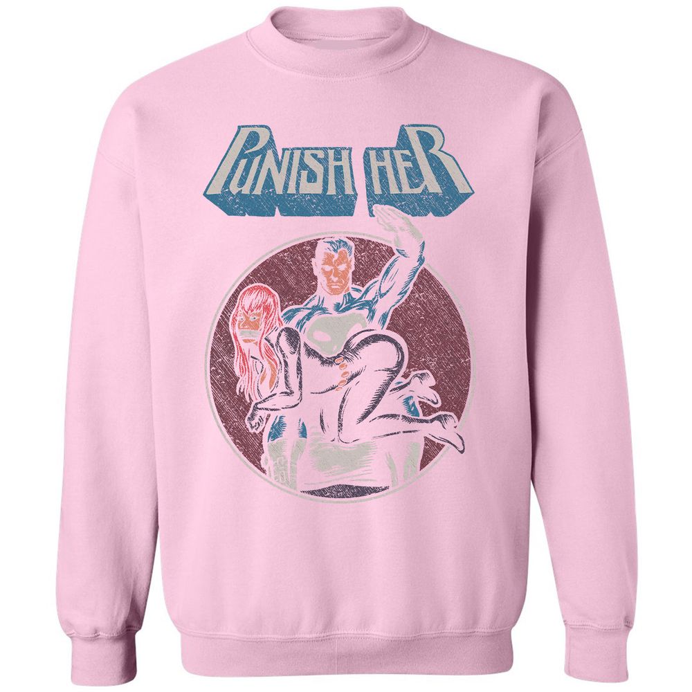 Classic Unisex Sweatshirt - KZWFY4D3 - Light Pink - 3