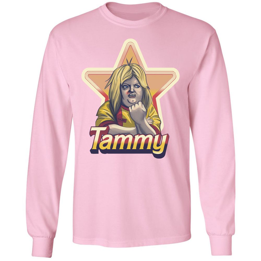 Long Sleeve T-Shirt - 7DLU21CN - Light Pink - 3