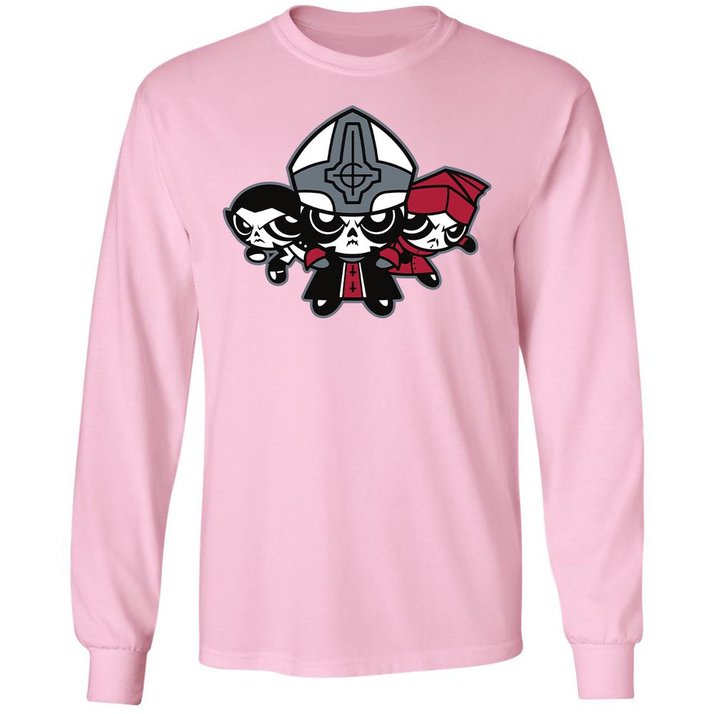 Long Sleeve T-Shirt - BZVBRCH2 - Light Pink - 3