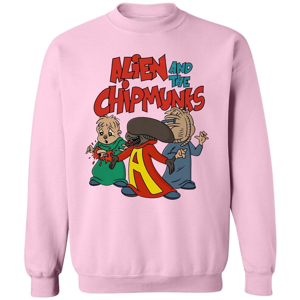Classic Unisex Sweatshirt - U593A7WU - Light Pink - 3