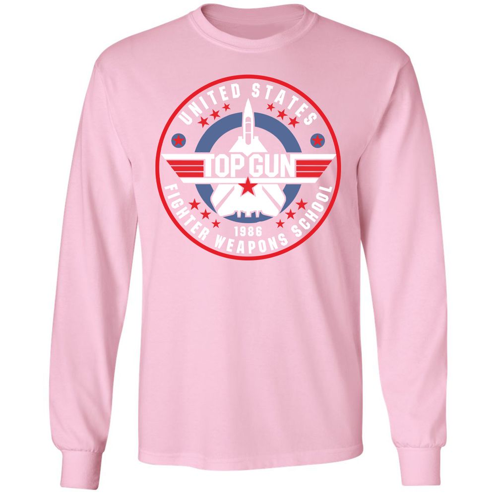 Long Sleeve T-Shirt - JXB8RRBJ - Light Pink - 3