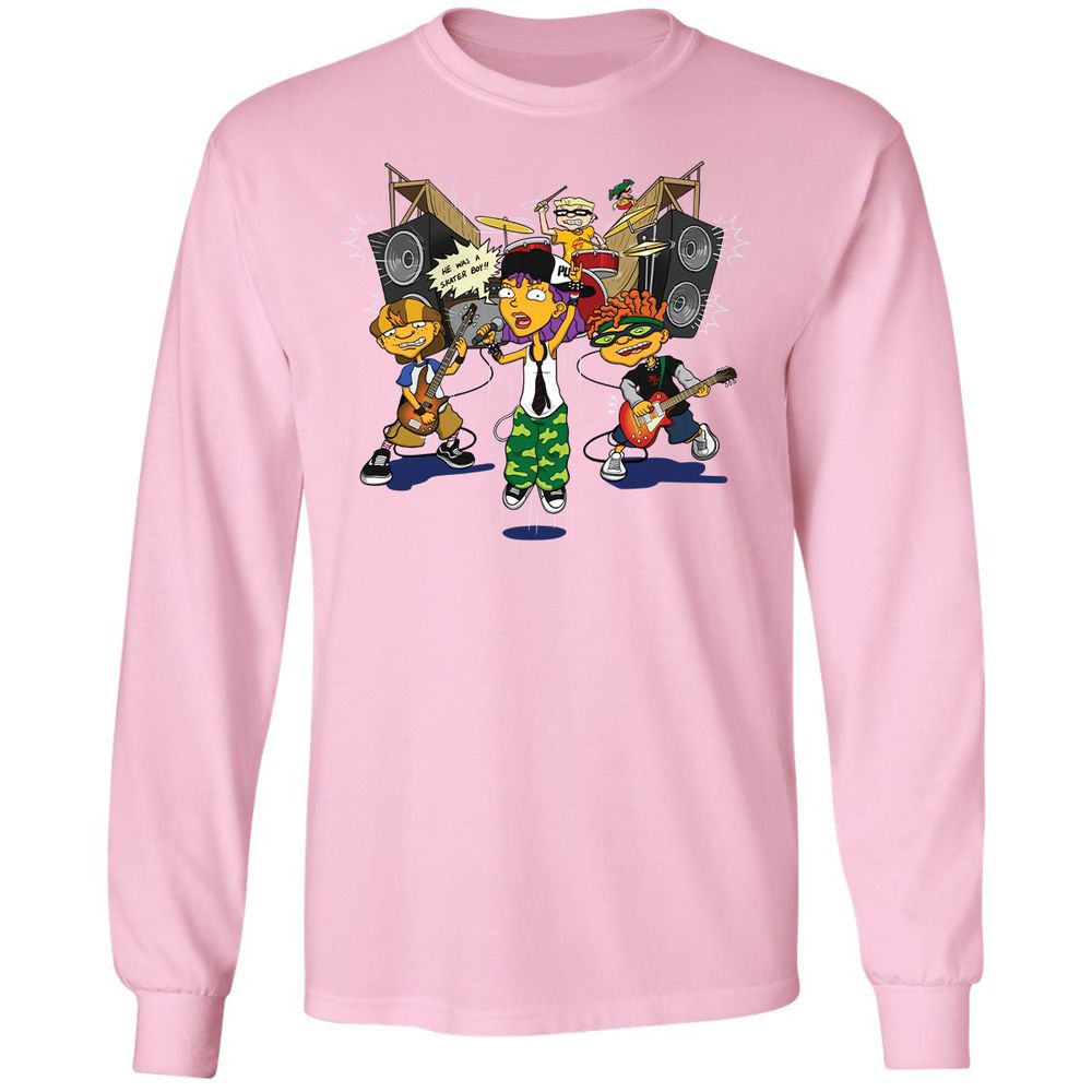 Long Sleeve T-Shirt - H8T3TJKE - Light Pink - 3