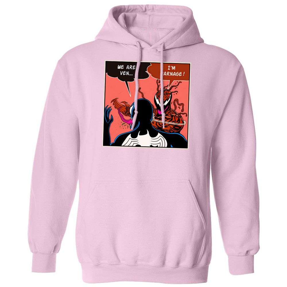 Classic Unisex Hoodie - F1PNBZHA - Light Pink - 3