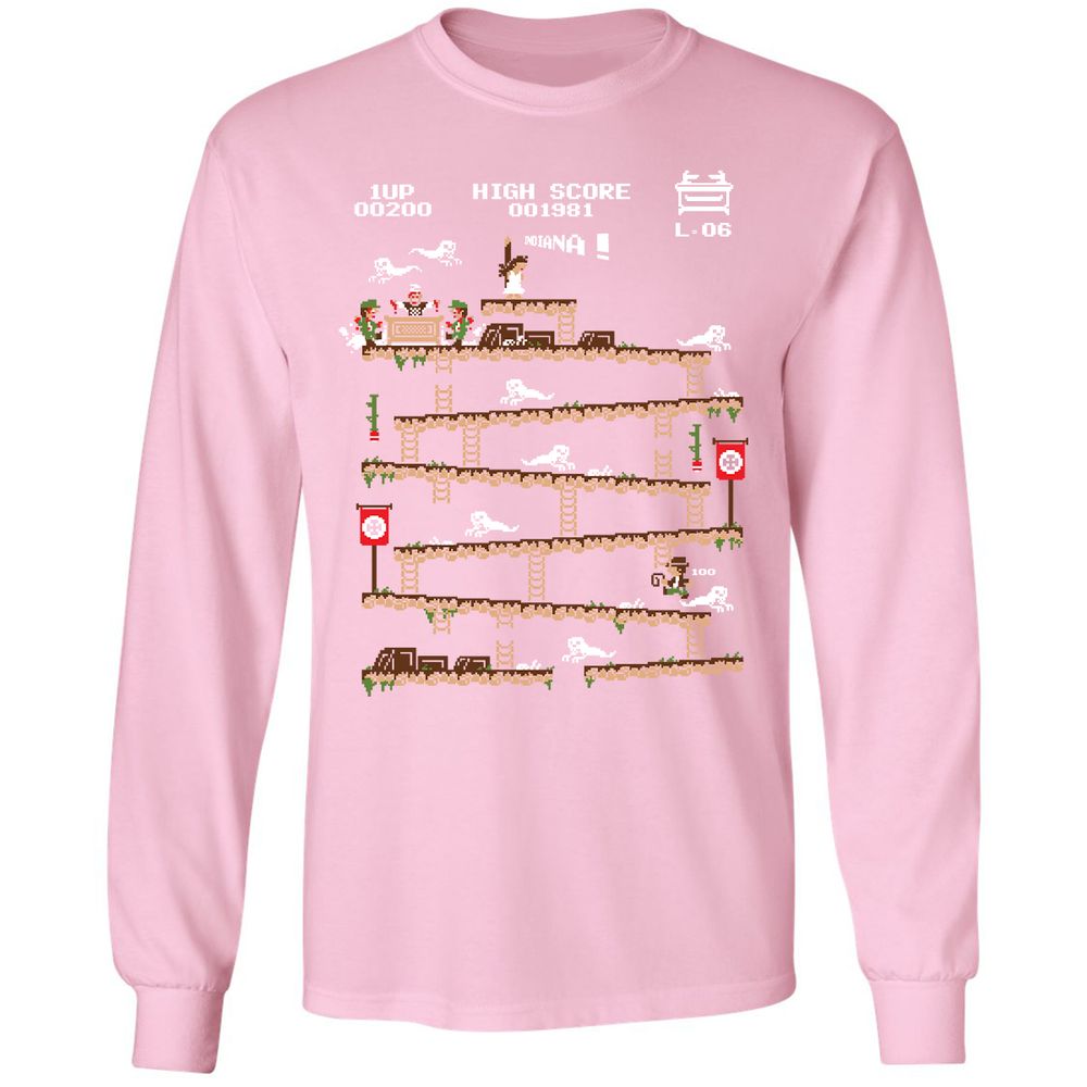 Long Sleeve T-Shirt - P38APMCR - Light Pink - 3