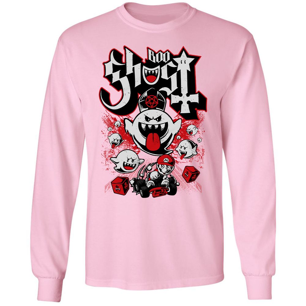 Long Sleeve T-Shirt - 6HD7S4GQ - Light Pink - 3