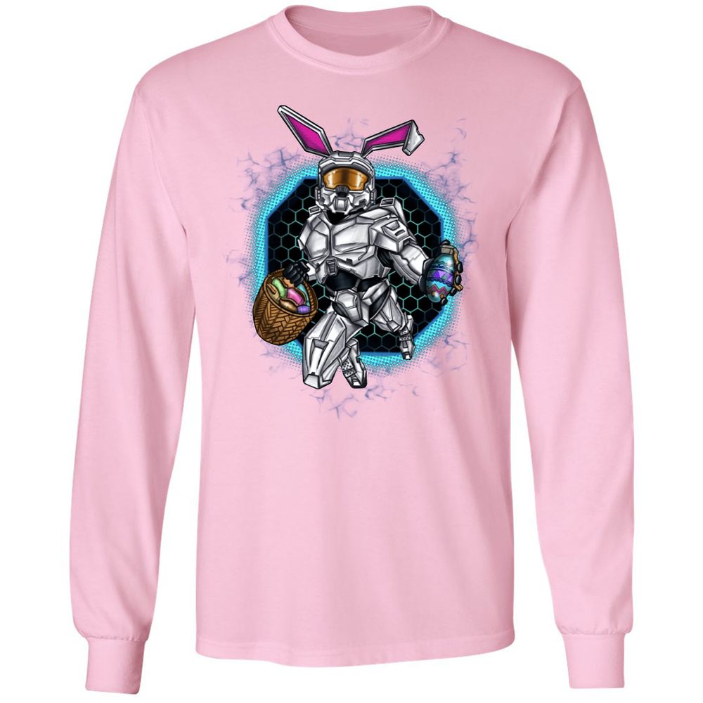 Long Sleeve T-Shirt - B9MQ9CQZ - Light Pink - 3