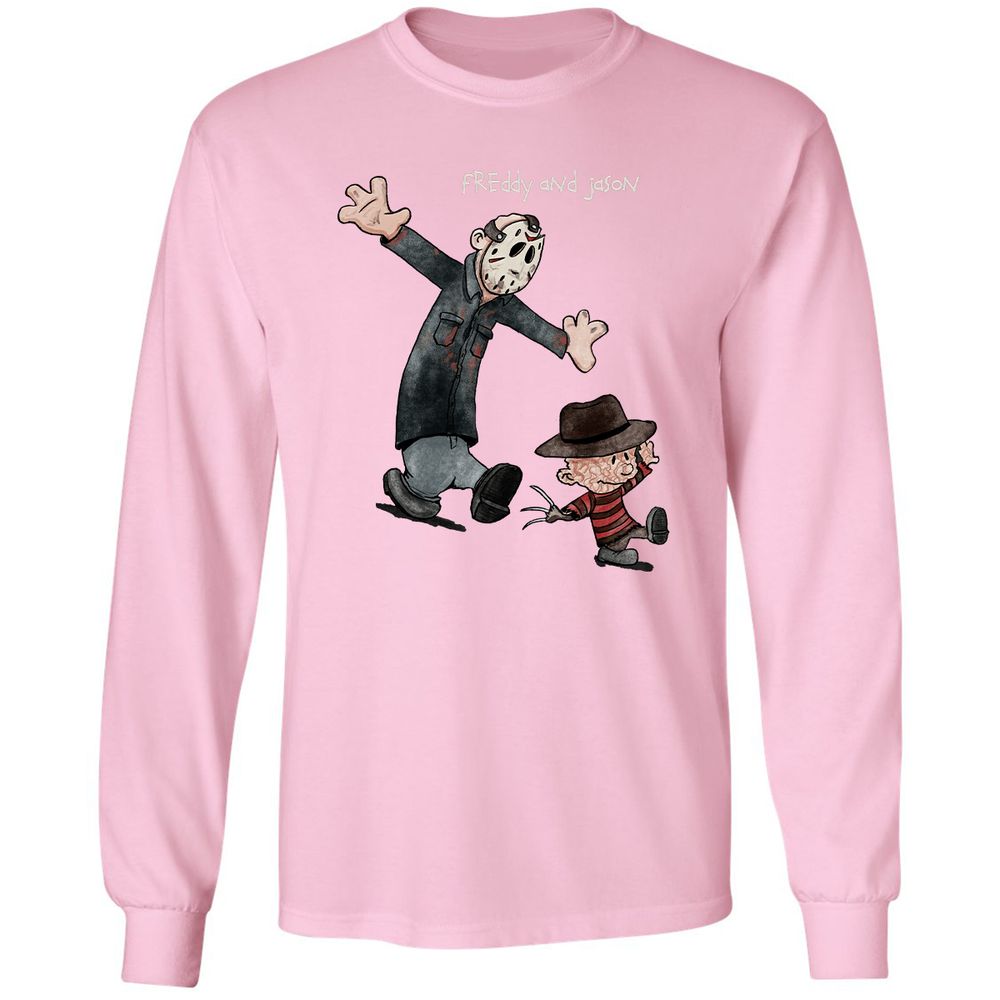 Long Sleeve T-Shirt - B6T3XTSK - Light Pink - 3