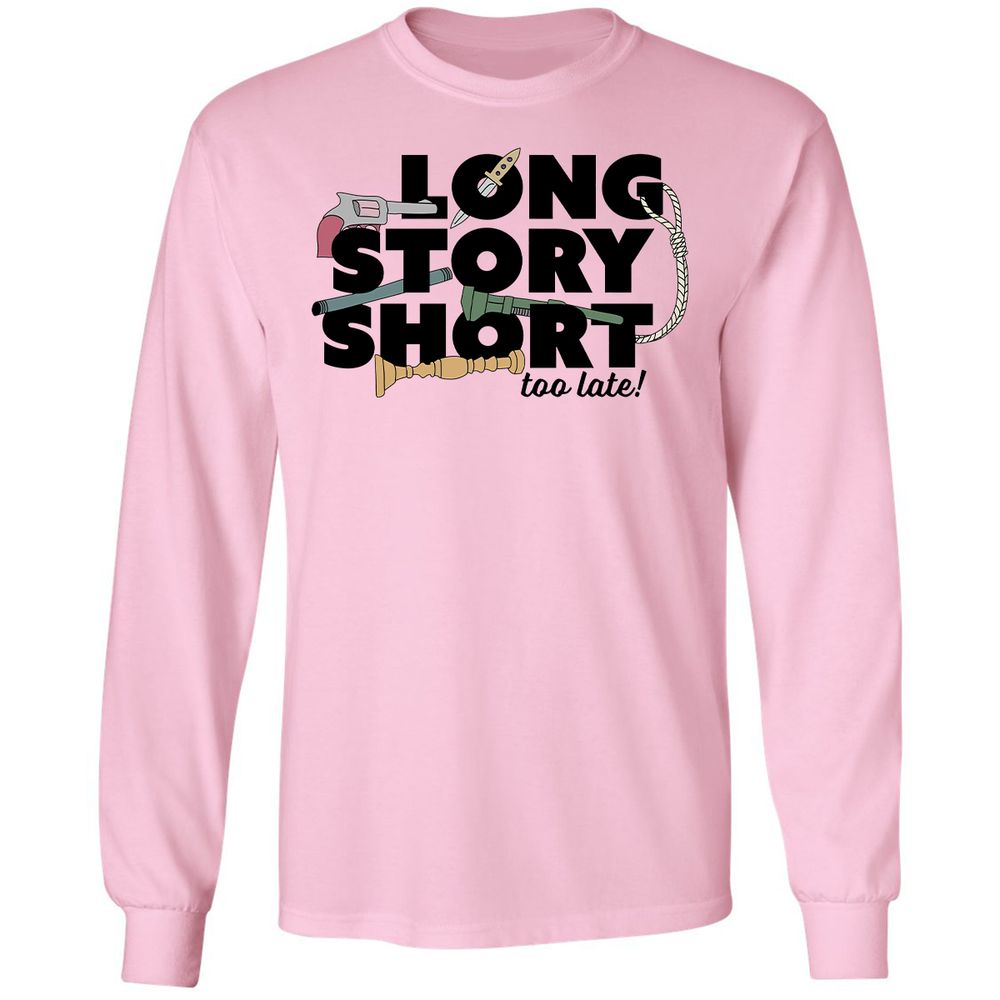 Long Sleeve T-Shirt - YKKYK718 - Light Pink - 3