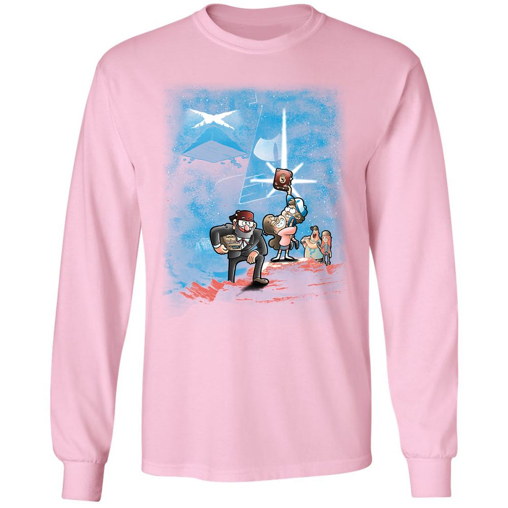 Long Sleeve T-Shirt - ZVS47HGR - Light Pink - 3