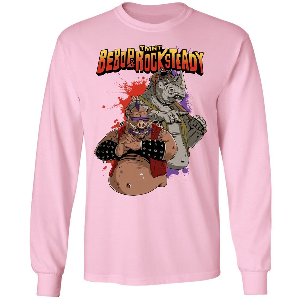 Long Sleeve T-Shirt - VQTGAFCY - Light Pink - 3