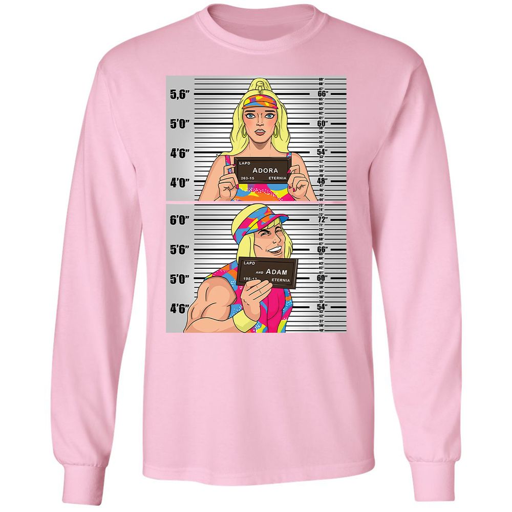 Long Sleeve T-Shirt - EEGEAVFV - Light Pink - 3