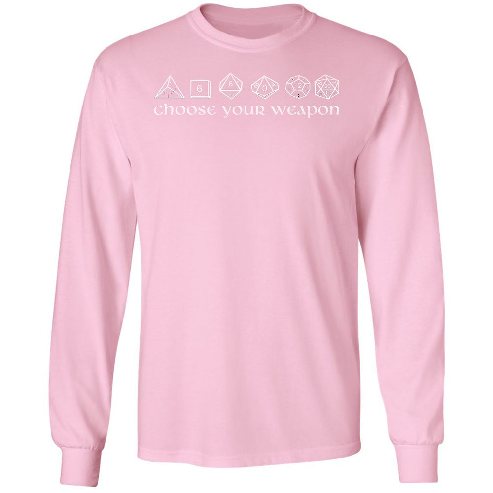 Long Sleeve T-Shirt - Y5UCP8VF - Light Pink - 3