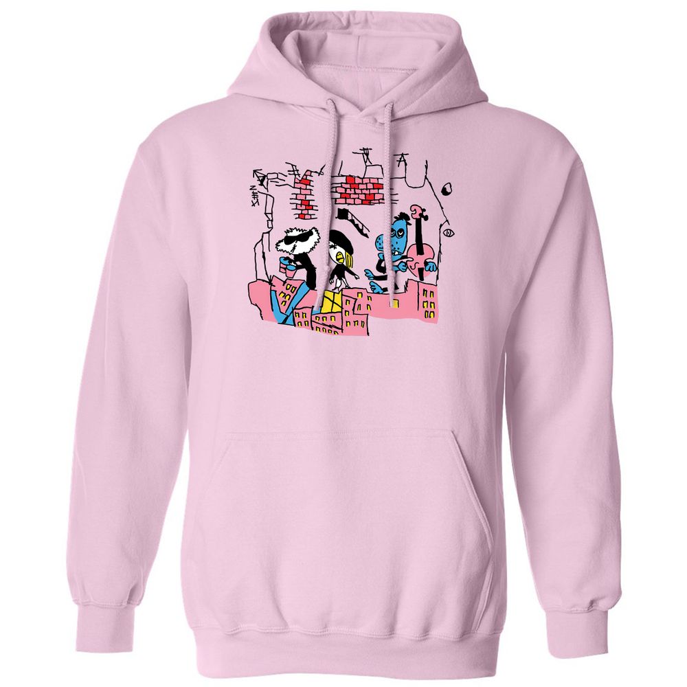 Classic Unisex Hoodie - 4AHN7773 - Light Pink - 3