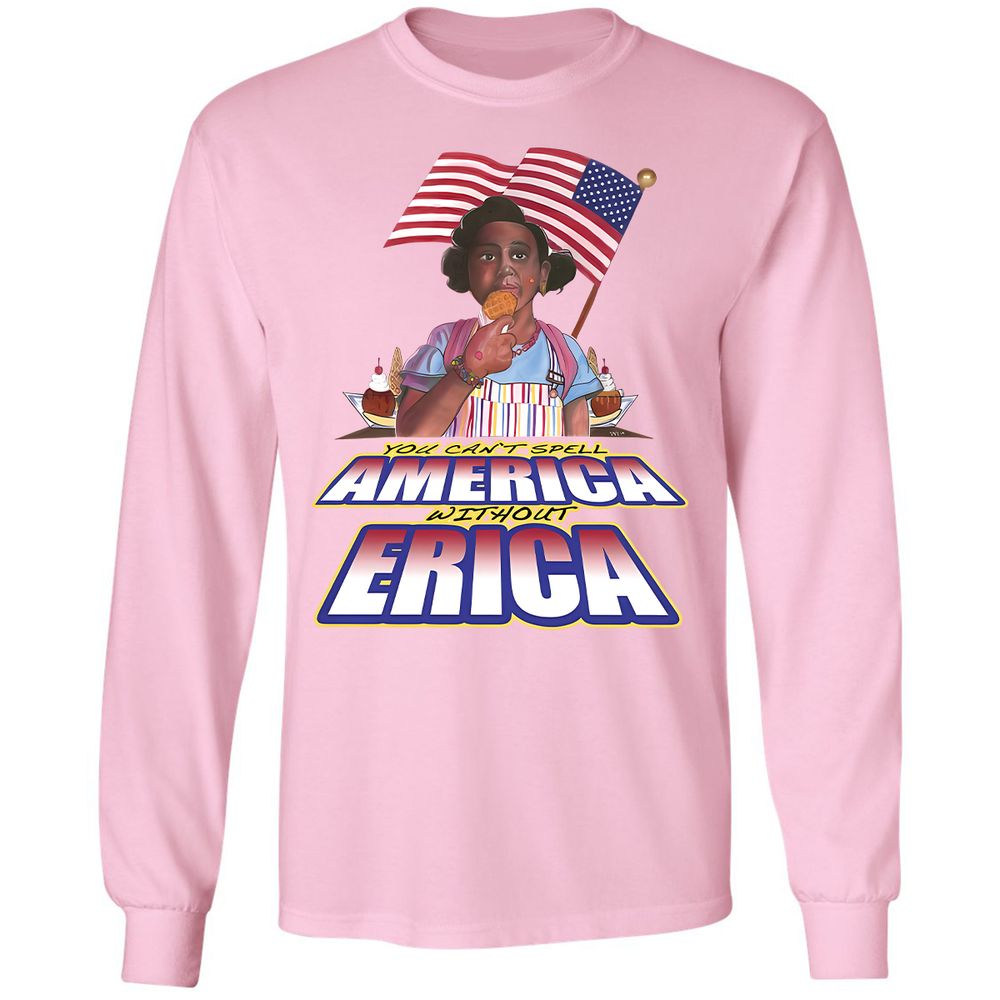 Long Sleeve T-Shirt - WXBU91QL - Light Pink - 3