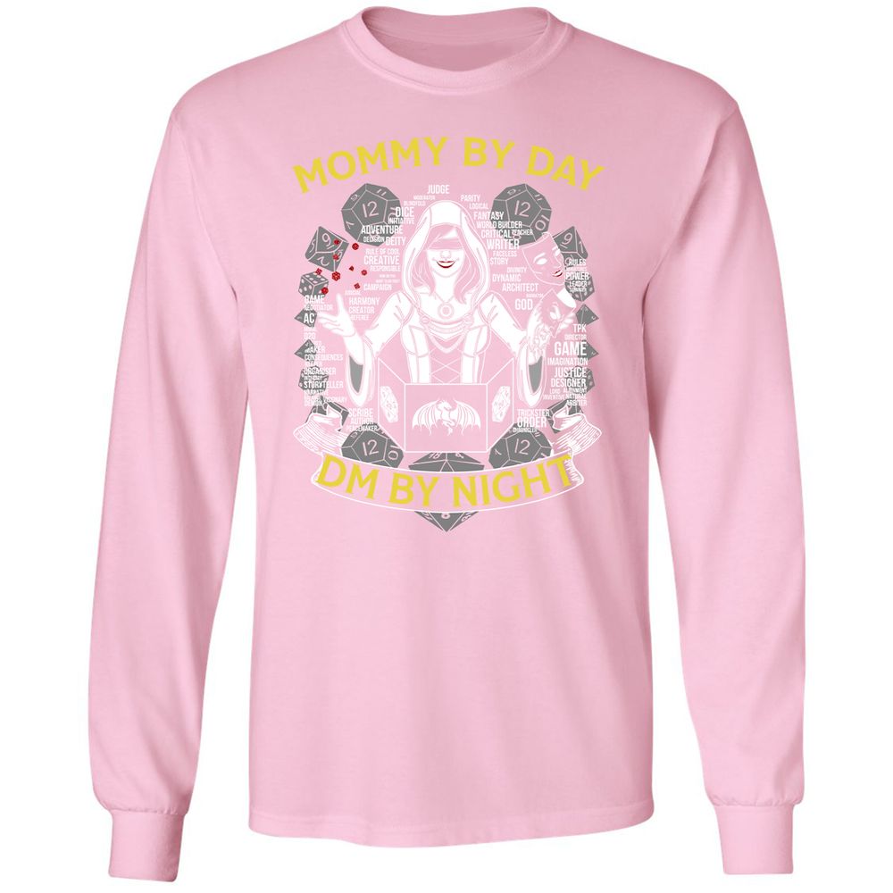 Long Sleeve T-Shirt - UPDM6JY9 - Light Pink - 3