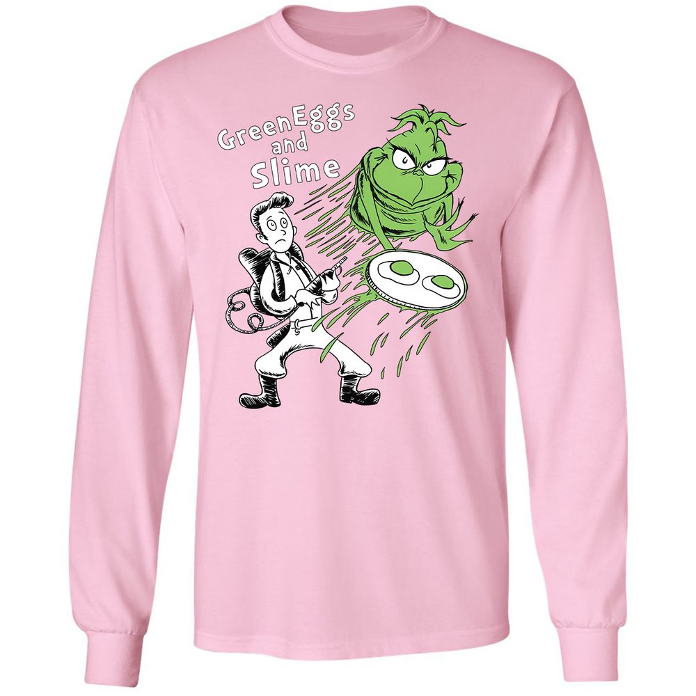 Long Sleeve T-Shirt - Q482HNZJ - Light Pink - 3