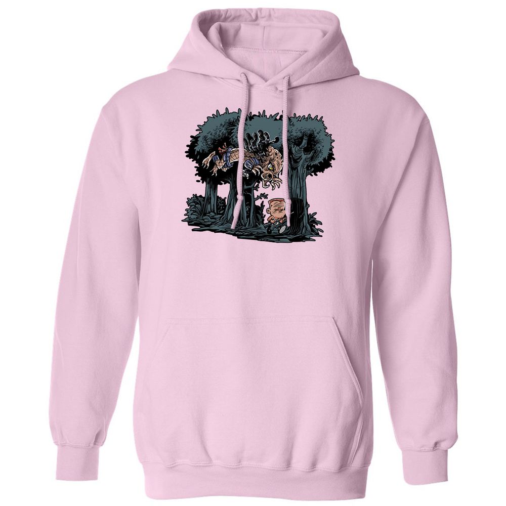 Classic Unisex Hoodie - PG5TF2XA - Light Pink - 3