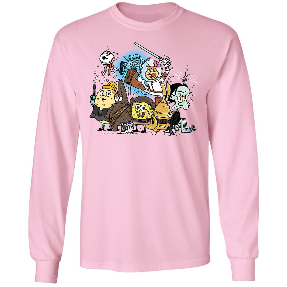 Long Sleeve T-Shirt - A5HBBW1X - Light Pink - 3