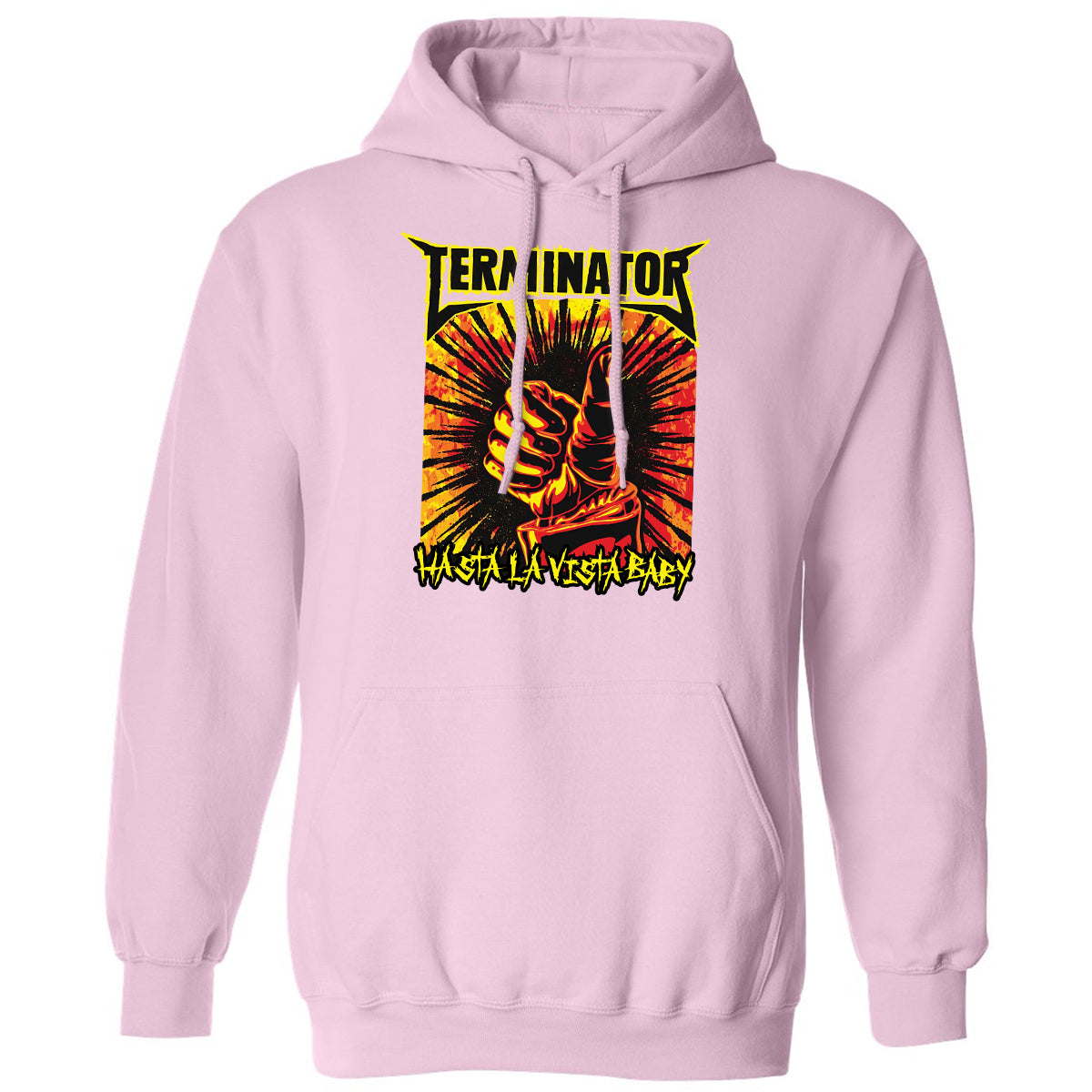 Classic Unisex Hoodie - 8QK2JN3Y - Light Pink - 3